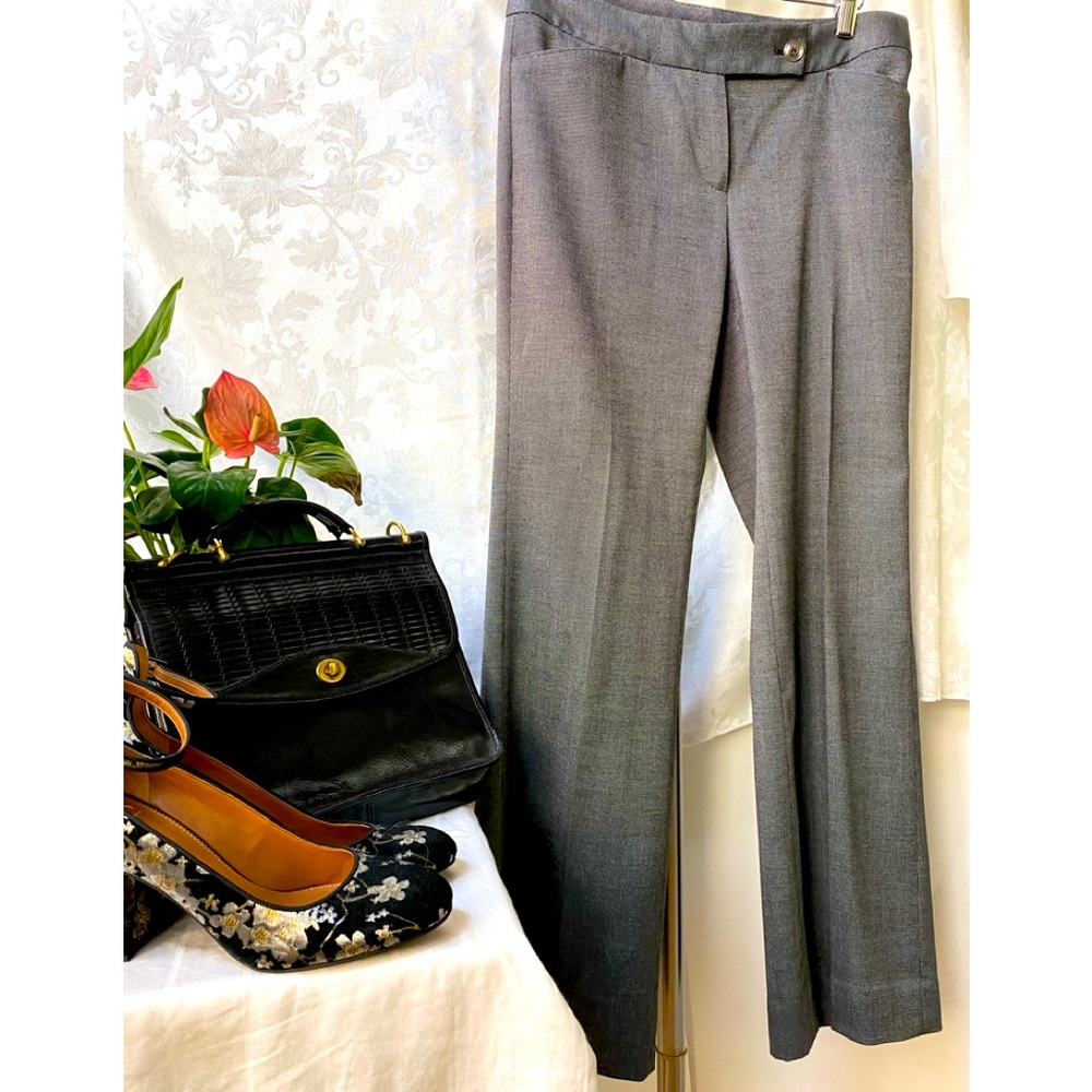 White House Black Market Gray Trousers